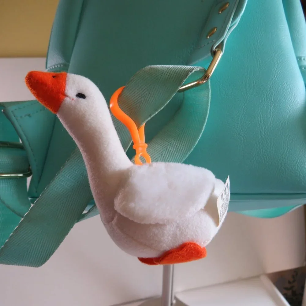 Duck Goose BACKPACK CLIP plush mini stuffed animal #3